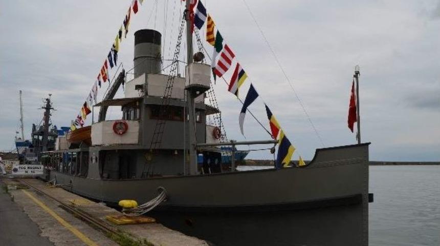 Nusret Mayın Gemisi Trabzon Limanı&rsquo;na Demir Attı