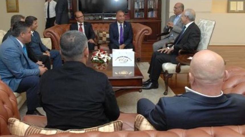 Kılı&ccedil;daroğlu, Birleşik Kamu-İş Konfederasyonu Heyeti Ile G&ouml;r&uuml;şt&uuml;