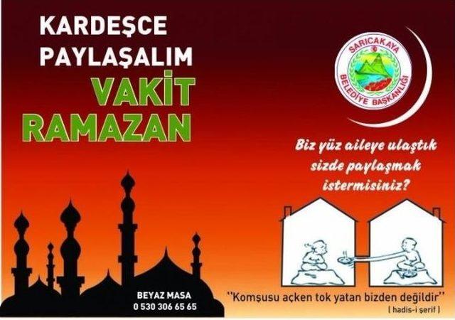 Sarıcakaya Belediyesinden Ramazan Ziyaretleri