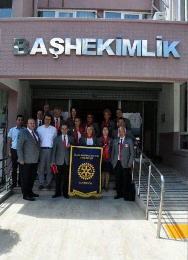 Rotary'den Soma Devlet Hastanesi'ne Tıbbi Malzeme Bağışı