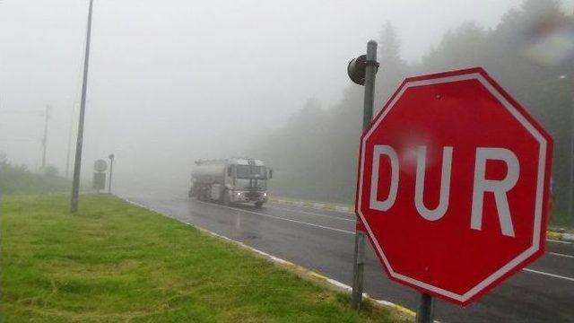 Bolu Dağı’nda Yoğun Sis