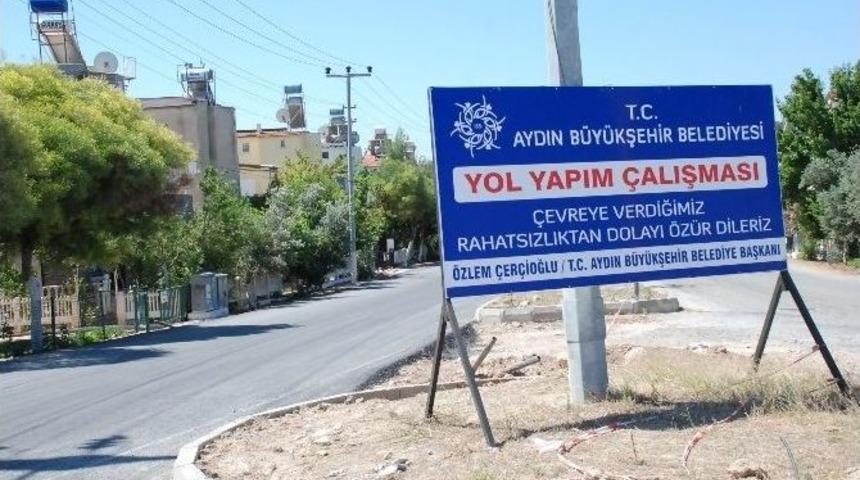 Didim&rsquo;de Liman Yolunda Sıcak Asfalt &Ccedil;alışmaları Başladı