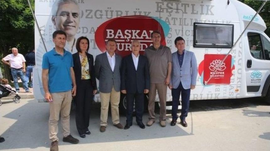 Chp&rsquo;li Vekillerden İlk Ziyaret Nil&uuml;fer Belediye Başkanı Bozbey&rsquo;e
