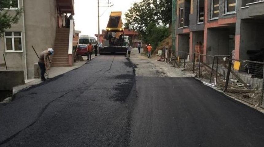 Kozlu&rsquo;da Asfalt &Ccedil;alışmaları S&uuml;r&uuml;yor
