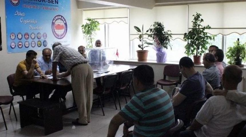 Memur-sen İl Temsilciliği İ&ccedil;in Se&ccedil;ime Gitti