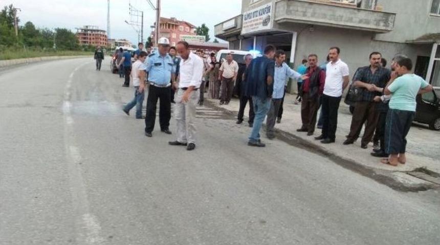 &Ccedil;arşamba&rsquo;da Trafik Kazası: 1 Yaralı