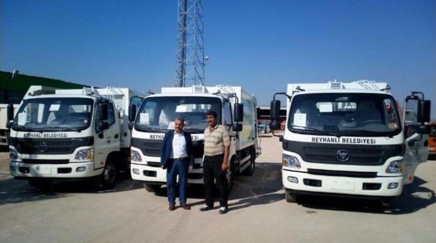 Reyhanlı Belediyesi 5 Yeni Temizlik Aracı Aldı
