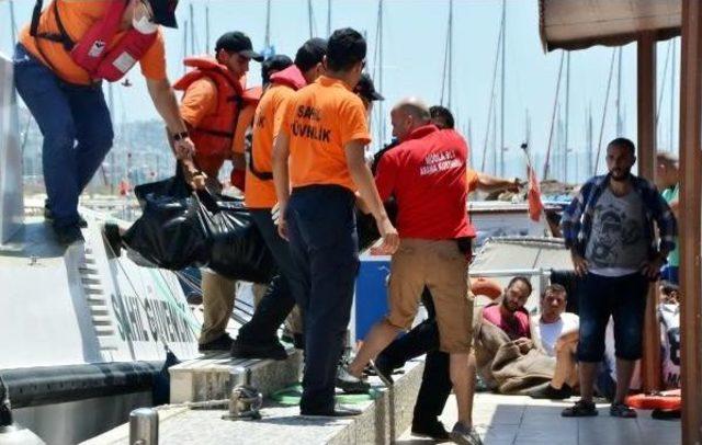 Bodrum Açıklarında Kaçak Teknesi Battı: 1 Ölü, 2 Kayıp (2)-  Yeniden