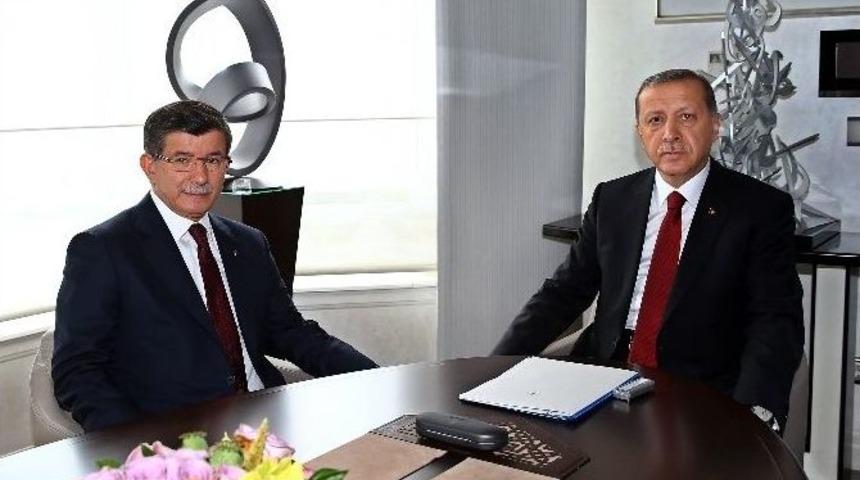 Cumhurbaşkanı Erdoğan, Başbakan Davutoğlu&rsquo;nu Kabul Etti