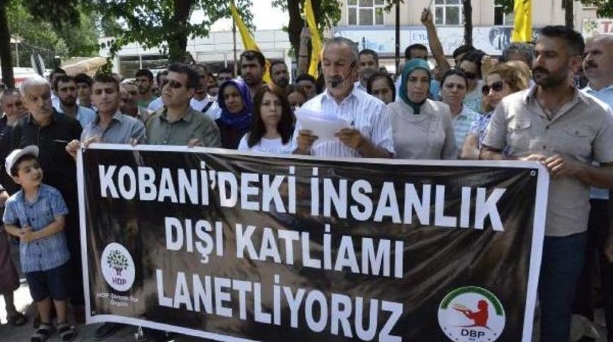 Siverek'te Kobani Protestosu