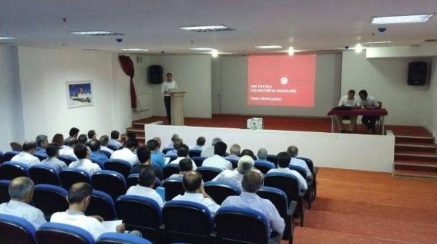 İpekyolu İl&ccedil;esinde Teog Değerlendirme Toplantısı