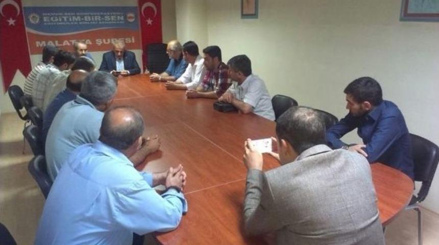 Ak Parti Malatya Milletvekili Mustafa Şahin Memur-sen&rsquo;i Ziyaret Etti.
