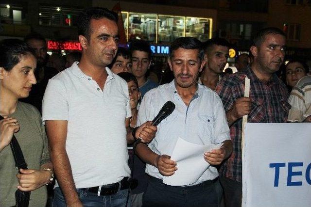 Kesk Hakkari Şubesi Kobani Katliamını Protesto Etti