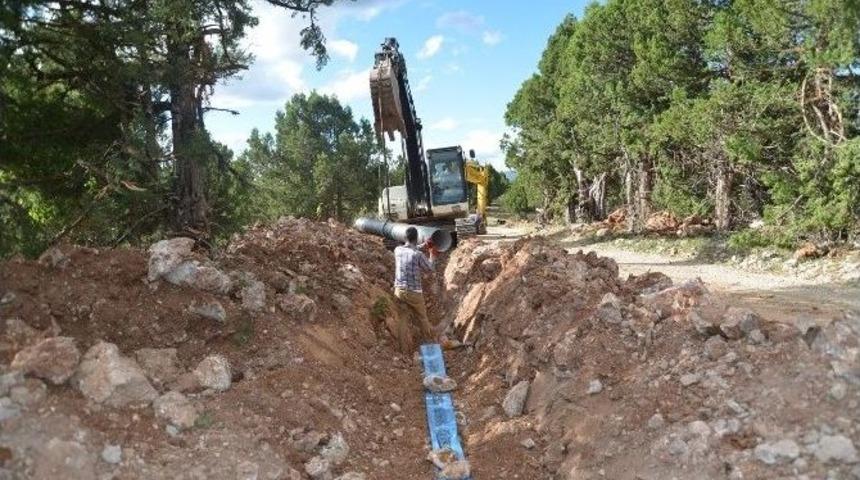 G&ouml;ller Yaylası Suya Kavuşuyor