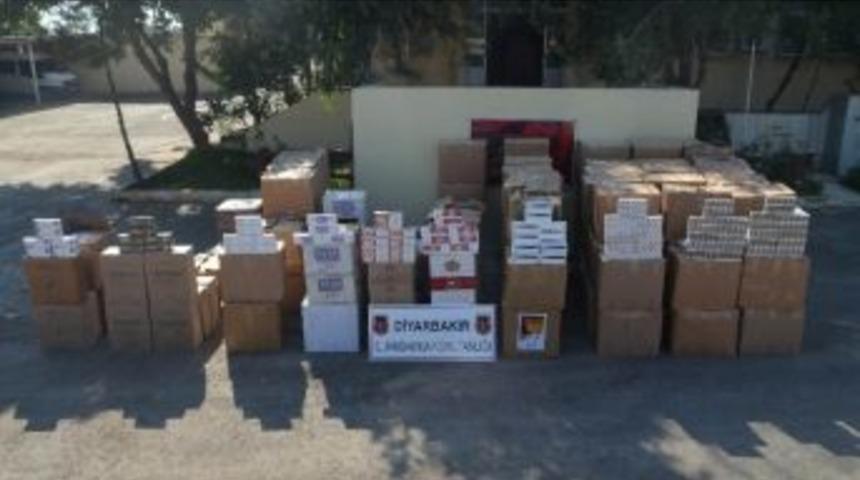 Diyarbakır&rsquo;da 600 Bin Liralık Ka&ccedil;ak Sigara Ele Ge&ccedil;irildi