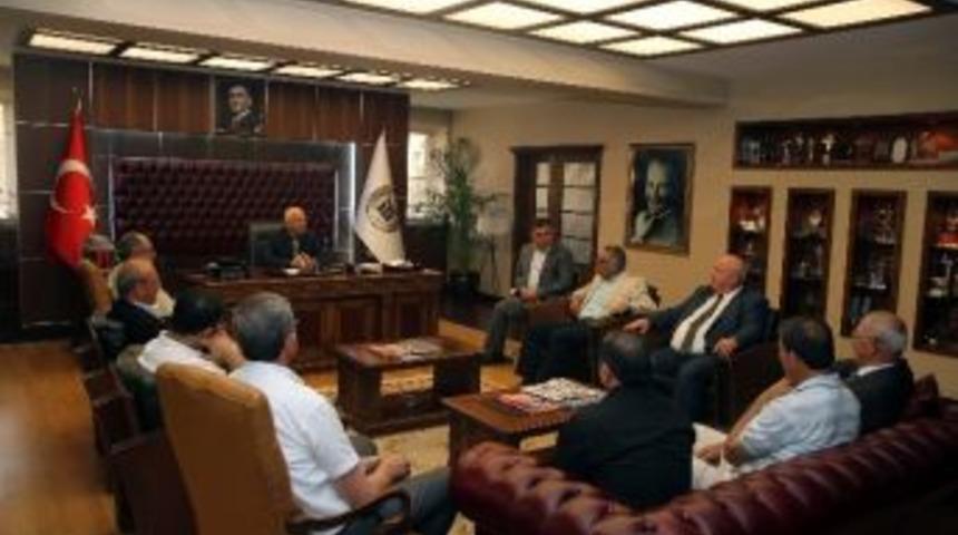 Alevi K&uuml;lt&uuml;r Dernekleri&rsquo;nden Başkan Yaşar&rsquo;a Ziyaret