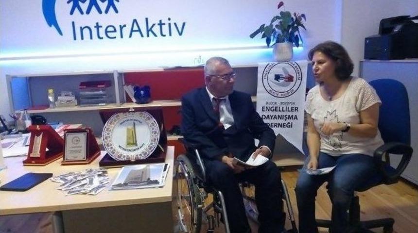 Boz&uuml;y&uuml;k Engelliler Derneği Başkanı &Ccedil;elik&rsquo;in Almanya Ziyareti
