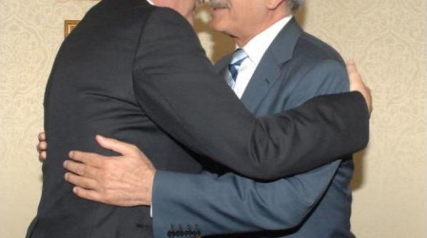 Kılı&ccedil;daroğlu, Ekmeleddin İhsanoğlu'nu Kabul Etti