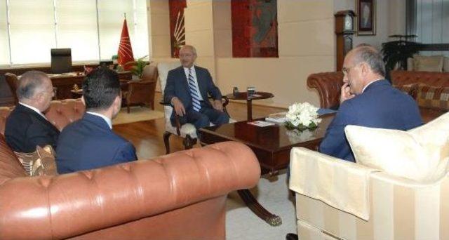 Kılıçdaroğlu, Ekmeleddin İhsanoğlu'nu Kabul Etti