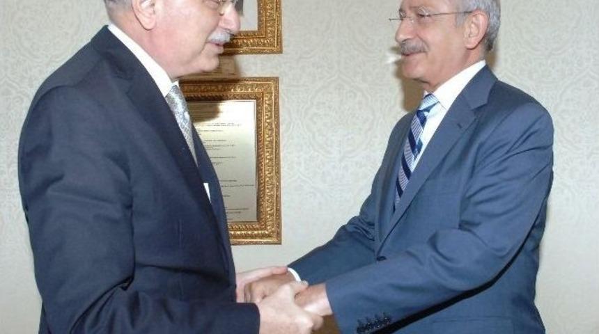 Kılı&ccedil;daroğlu, Mhp&rsquo;nin Meclis Başkan Adayı İhsanoğlu&rsquo;nu Kabul Etti