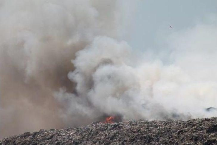 Bandırma Çöplüğünde Yine Yangın Çıktı G4