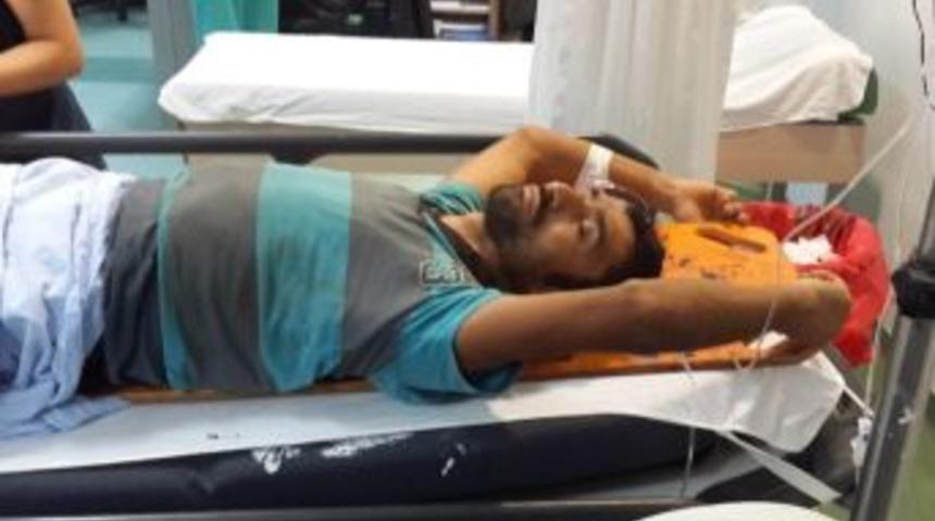 İnşaattan D&uuml;şen İş&ccedil;i Yaralandı