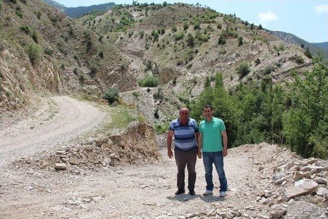 İki Köyün Hayali Olan Bağlantı Yolu Yapıldı