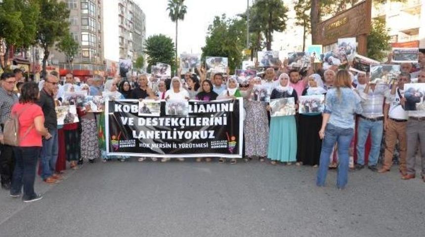 Mersin&rsquo;De Kobani Eylemi