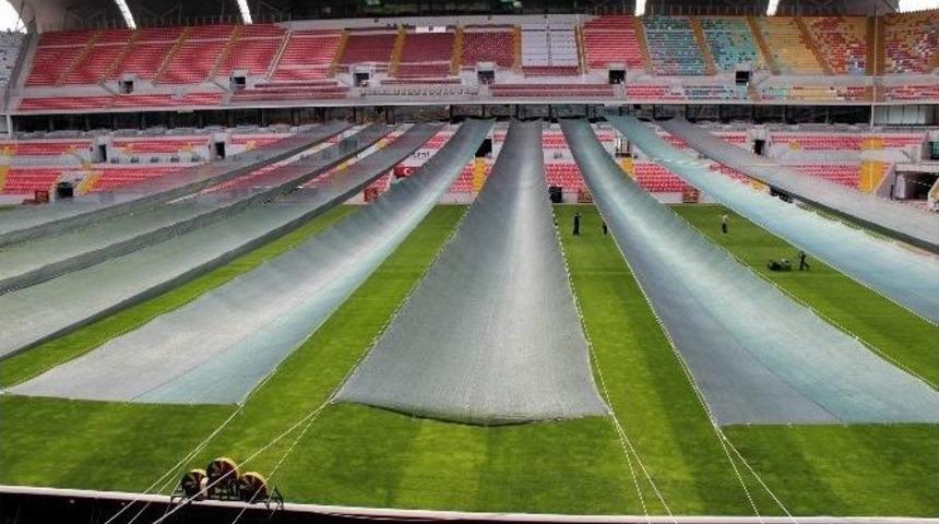 Kadir Has Stadyumu&rsquo;nda &Ccedil;imlere &rsquo;perde&rsquo; Koruması