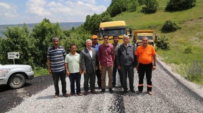 Doğanşar’da Köy Yollarının Standartları Yükseliyor