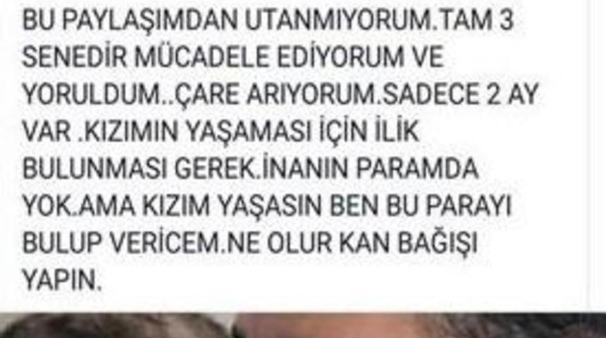 Kızı İ&ccedil;in Bulunacak İliğin Sahibine 20 Bin Tl Verecek