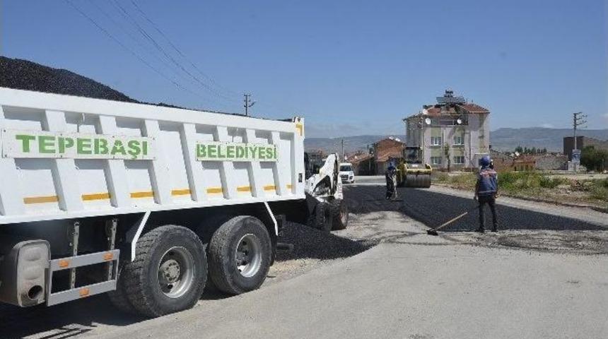 Eskişehir’de Yol Yapım Çalışmaları