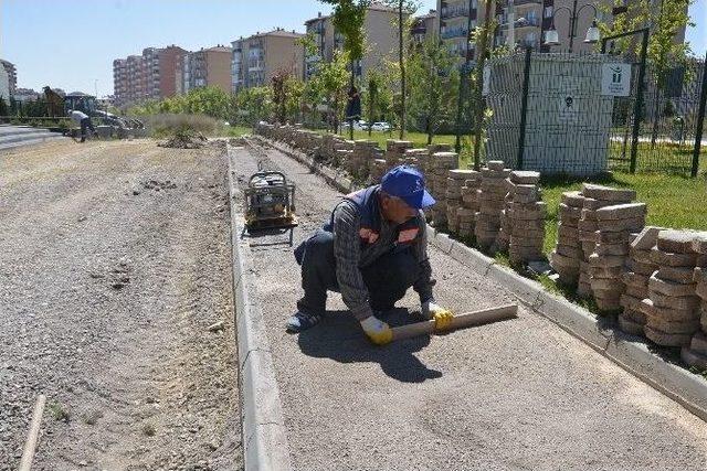 Eskişehir’de Yol Yapım Çalışmaları