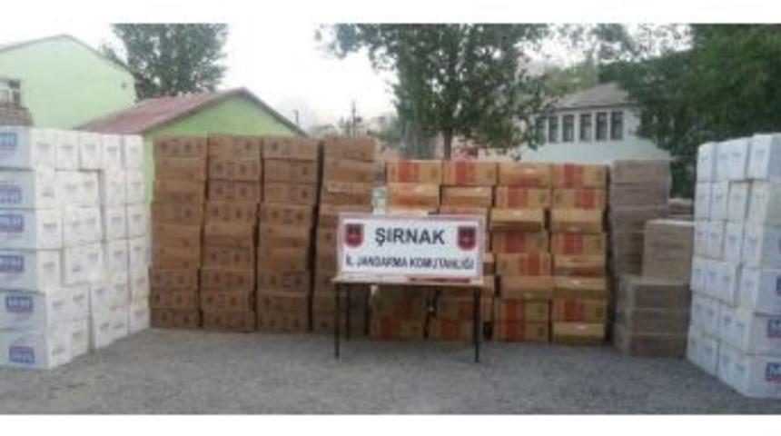 Şırnak&rsquo;ta 69 Bin Paket Ka&ccedil;ak Sigara Ele Ge&ccedil;irildi