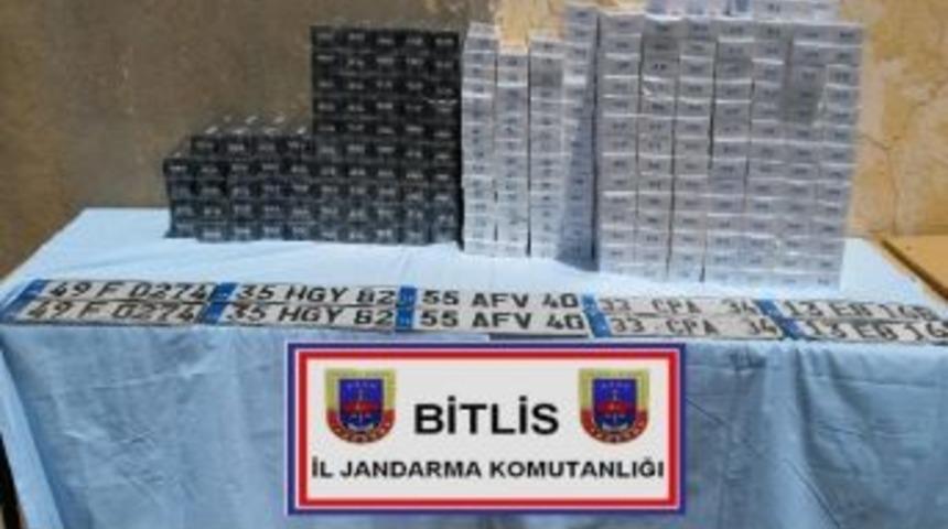 Bitlis&rsquo;te G&uuml;mr&uuml;k Ka&ccedil;ağı 40 Bin 90 Paket Sigara Ele Ge&ccedil;irildi