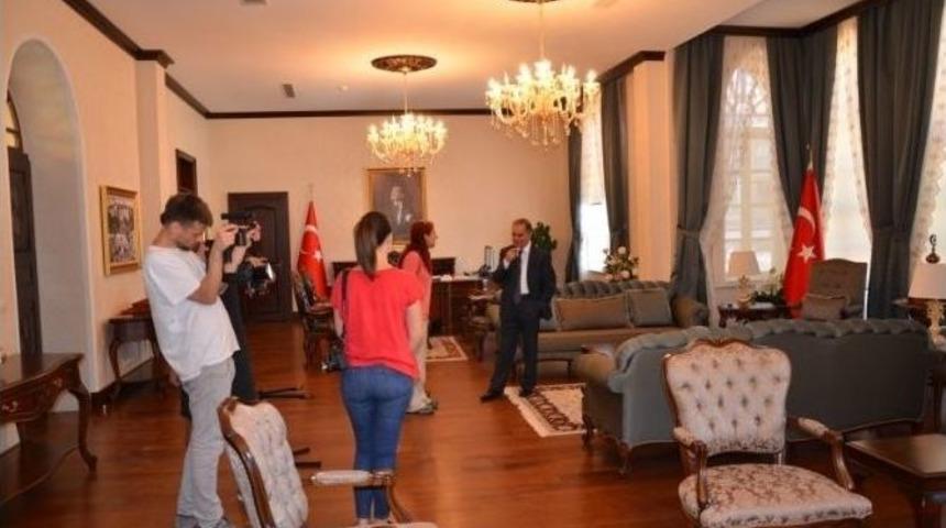 Trt &ldquo;g&ouml;&ccedil; Hikayeleri&rdquo; Belgeselinin &Ccedil;ekimleri Valilikte Yapıldı
