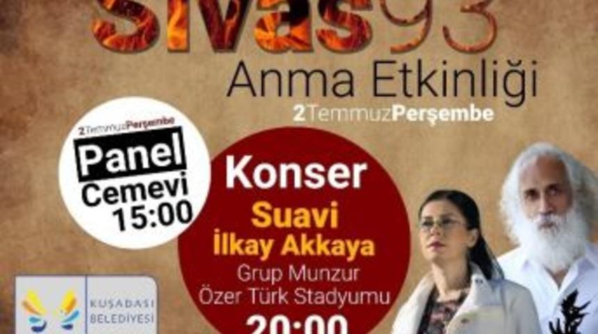 Kuşadası&rsquo;nda Sivas Olayları Anma Etkinliği