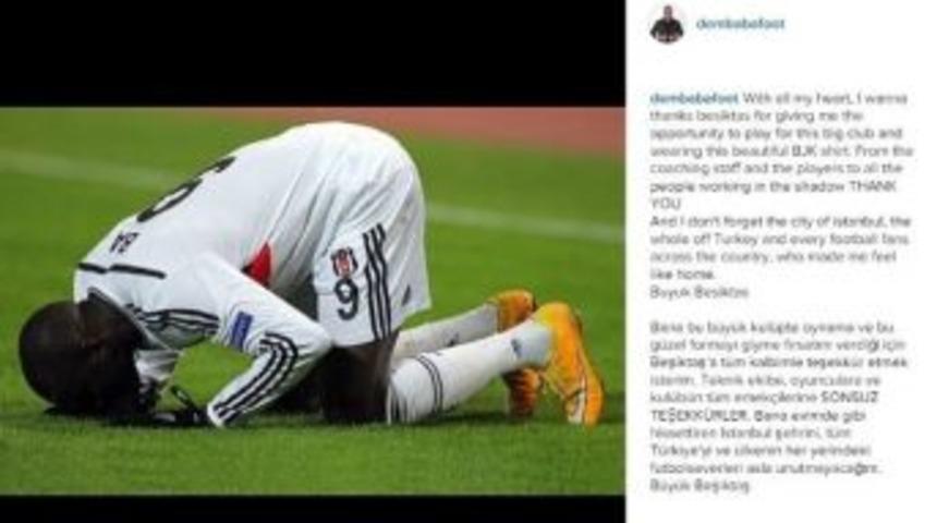 Demba Ba’dan Veda Mesajı