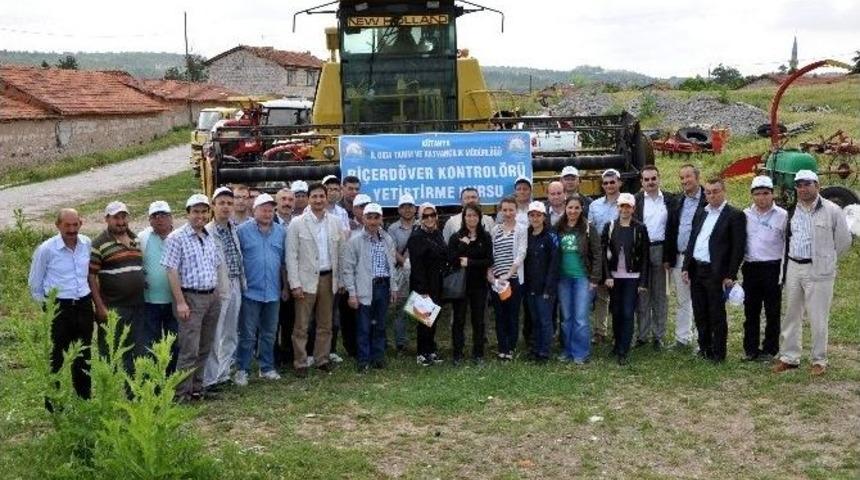 K&uuml;tahya&rsquo;da &rsquo;bi&ccedil;erd&ouml;ver Kontrol&uuml; Ve Operat&ouml;r&uuml;&rsquo; Kursu Tamamlandı