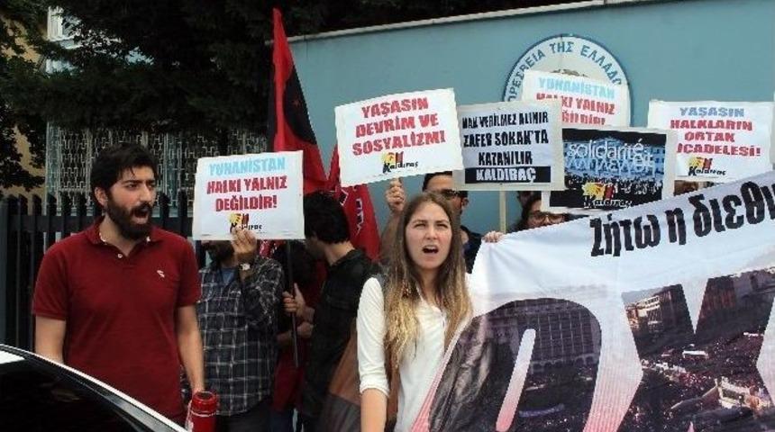 Yunanistan B&uuml;y&uuml;kel&ccedil;iliği &Ouml;n&uuml;nde Destek Eylemi