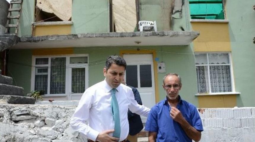 Evi Tamamen Yanan Aileye Yardım