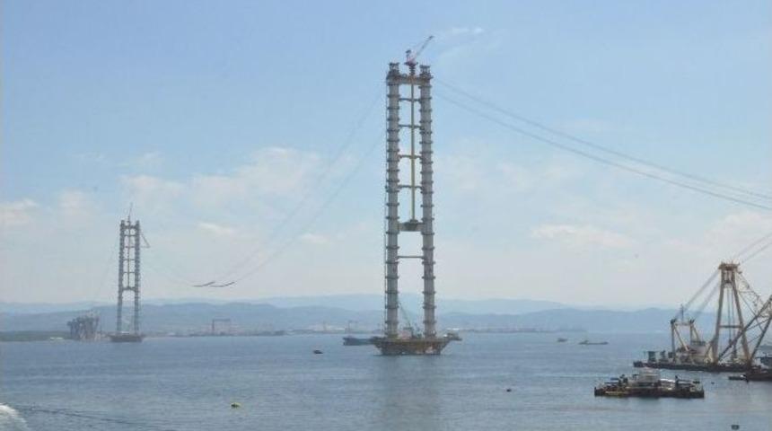 Dilovası K&ouml;pr&uuml;s&uuml;&rsquo;nde Kedi Yolu Montajları Devam Ediyor