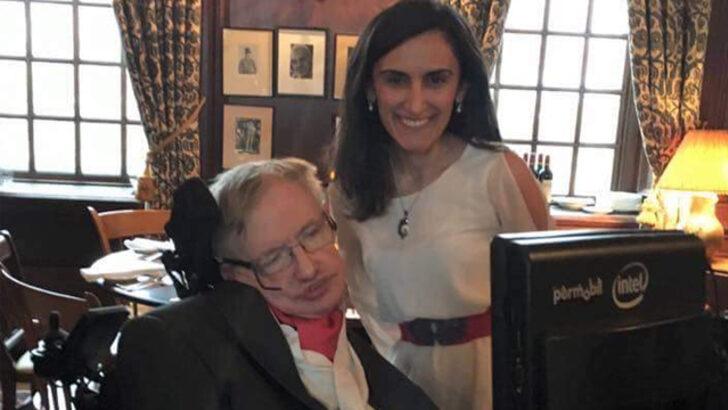 Büyük gurur! Türk kızı Stephen Hawking'i ağırladı