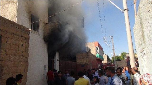 Nusaybin’de Yangın