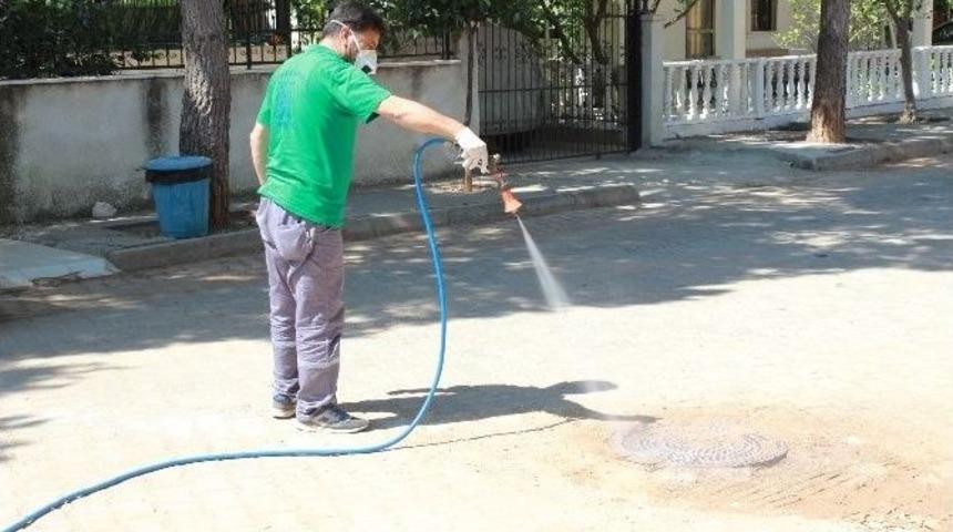 Didim Belediyesi İla&ccedil;lama &Ccedil;alışmaları Hız Kesmeden Devam Ediyor