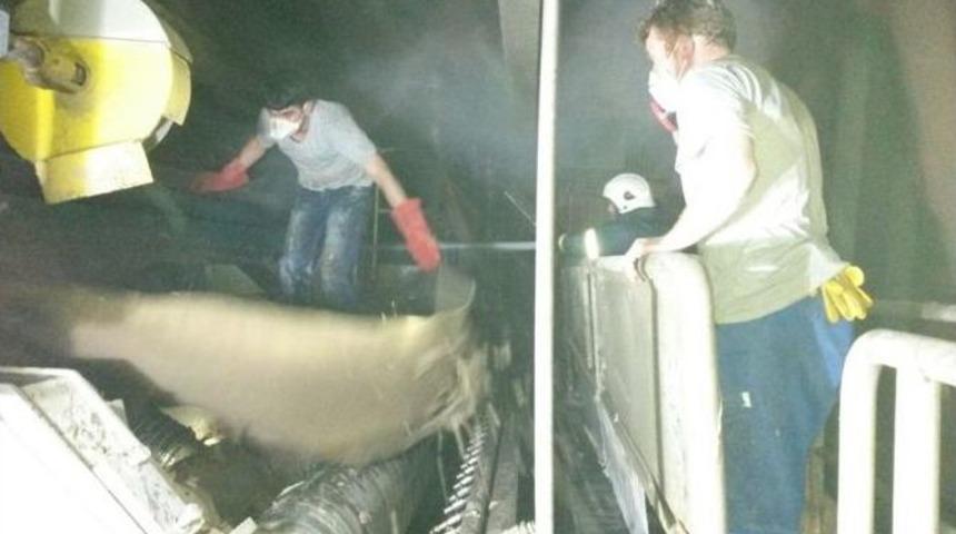 Kağıt Fabrikasında Yangın