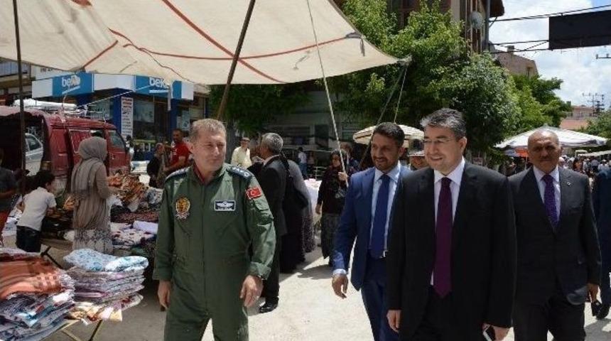 Sivrihisar Protokol &Uuml;yelerinin Halk Pazarı Ziyareti