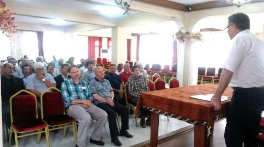 Gediz&rsquo;de K&ouml;y Muhtarları İle Bilgi Alışveriş Toplantısı