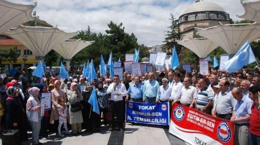 &Ccedil;in Zulm&uuml;ne Karşı &lsquo;boykot&rsquo; &Ccedil;ağrısı