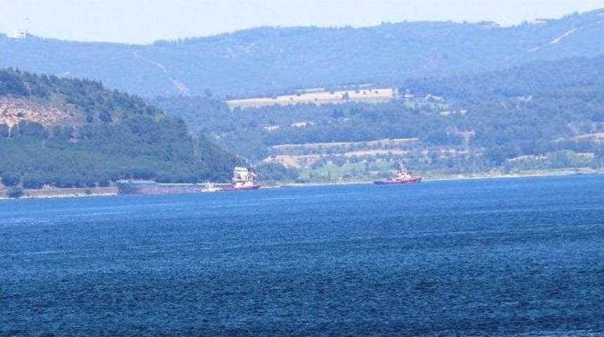 Karaya Oturan Gemiyi Kurtarma &Ccedil;alışması Başladı